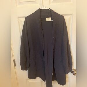 Anthropologie t.la cardigan charcoal color